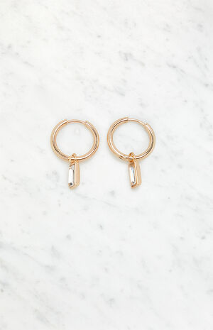 Charm Hoop Earrings image number 1