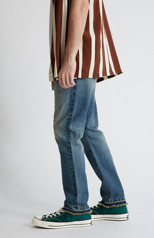 Dark Indigo Tinted Slim Taper Jeans image number 3