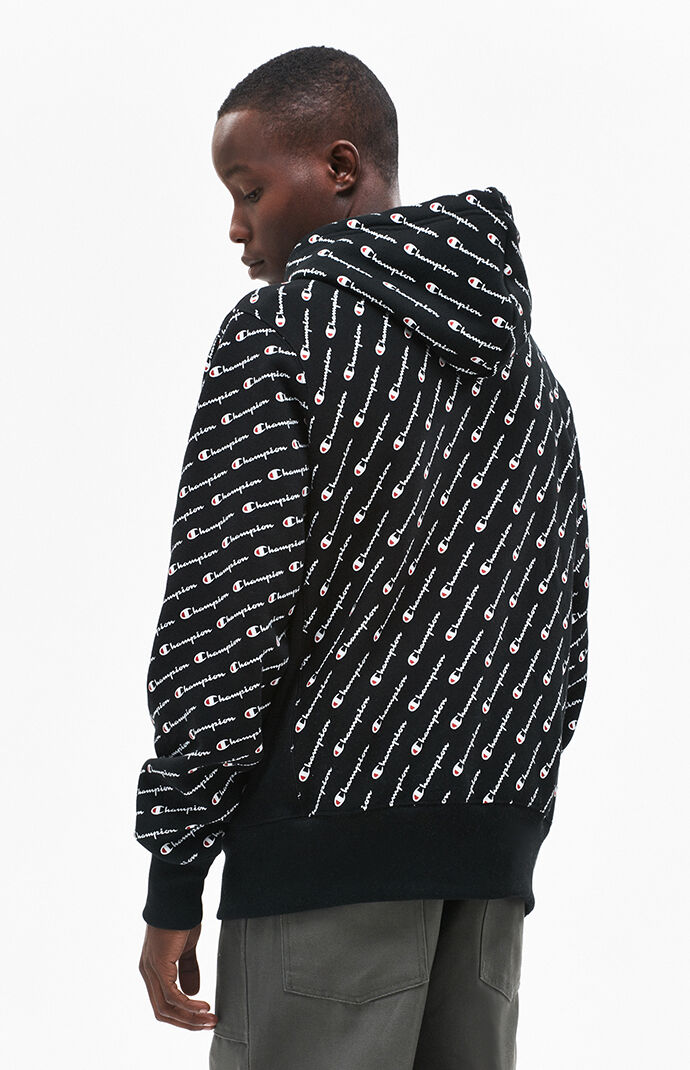 champion reverse weave all over print sweatshirt