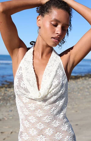 Layla Floral Applique Mini Dress image number 5