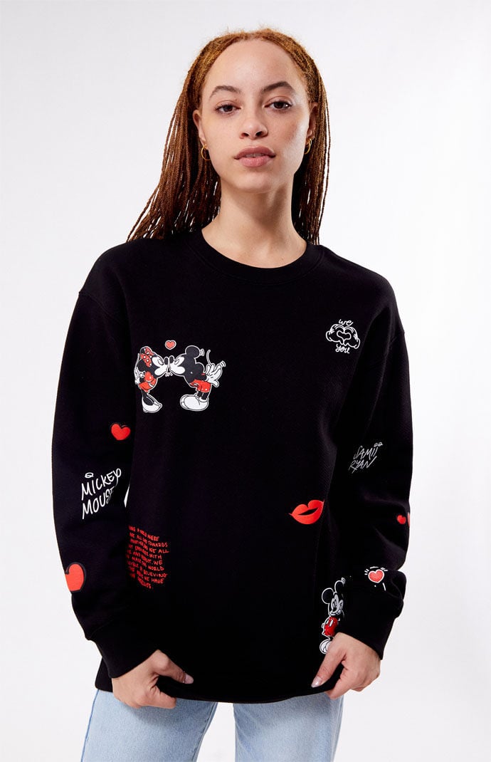 By Samii Ryan Mickey & Friends French Terry Crew Neck