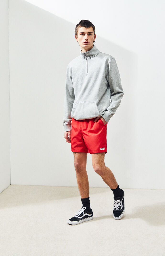 Vans Red Nylon Active Shorts | PacSun