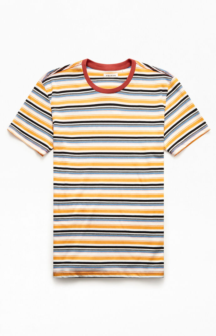 Mini Multi-Colored Striped T-Shirt