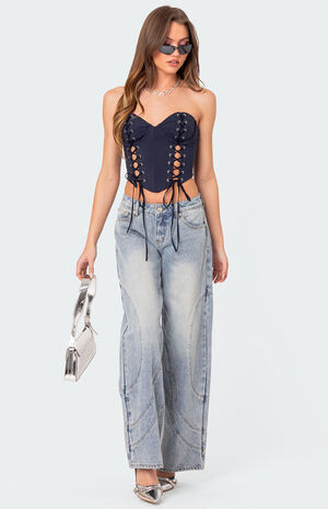 Mckenna Lace Up Corset image number 3