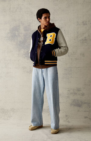 Eco Extreme Baggy Indigo Jeans image number 1