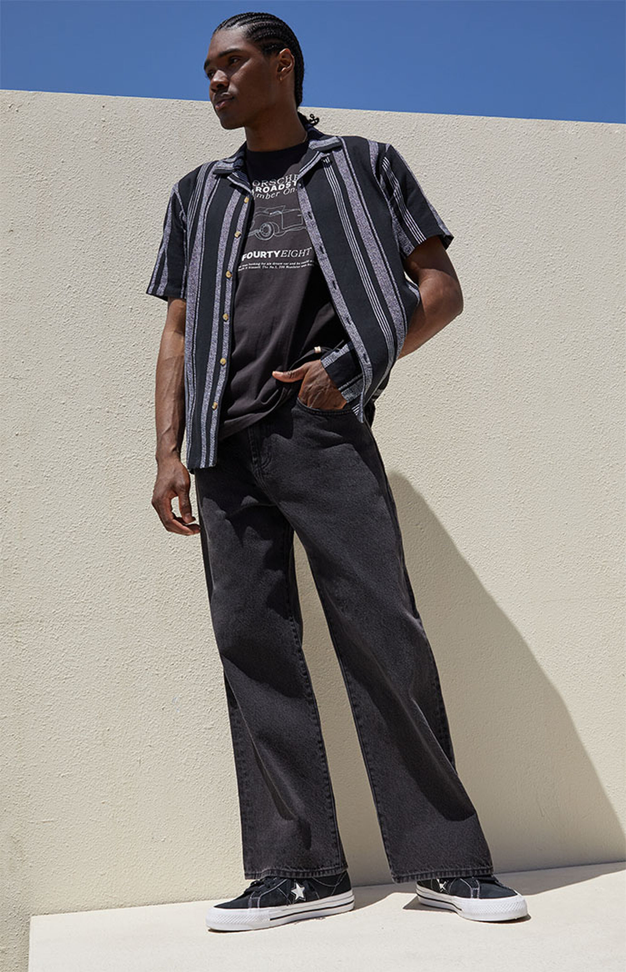 PacSun Eco Baggy Black Jeans PacSun