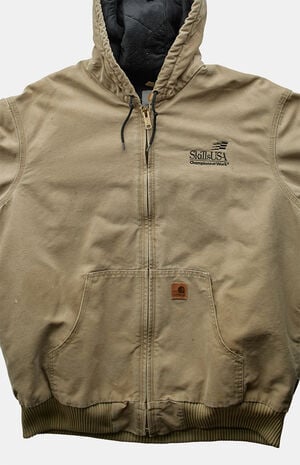 2000s Tan Carhartt Work Jacket image number 4