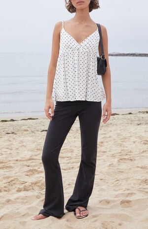 White Polka Dot Edith Tank Top image number 1