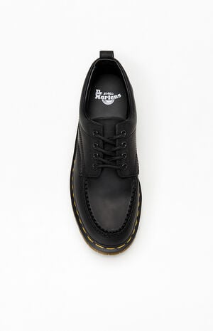 Black Lowell Crazy Horse Leather Loafers image number 5