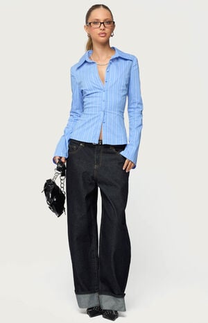 Petite Kella Low Rise Baggy Jeans image number 5