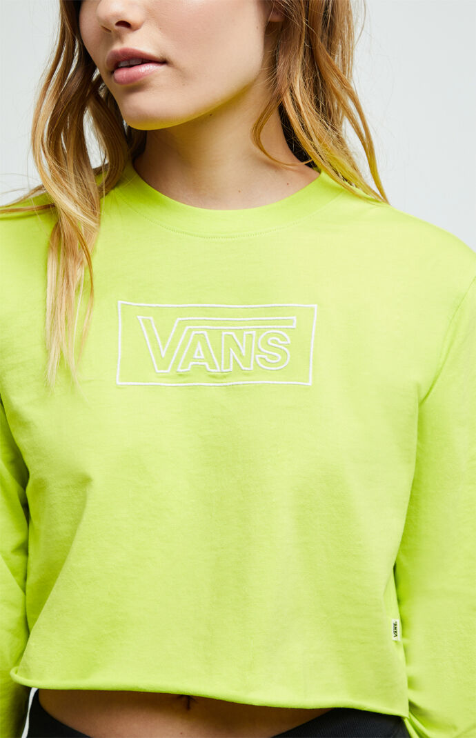 yellow vans crop top