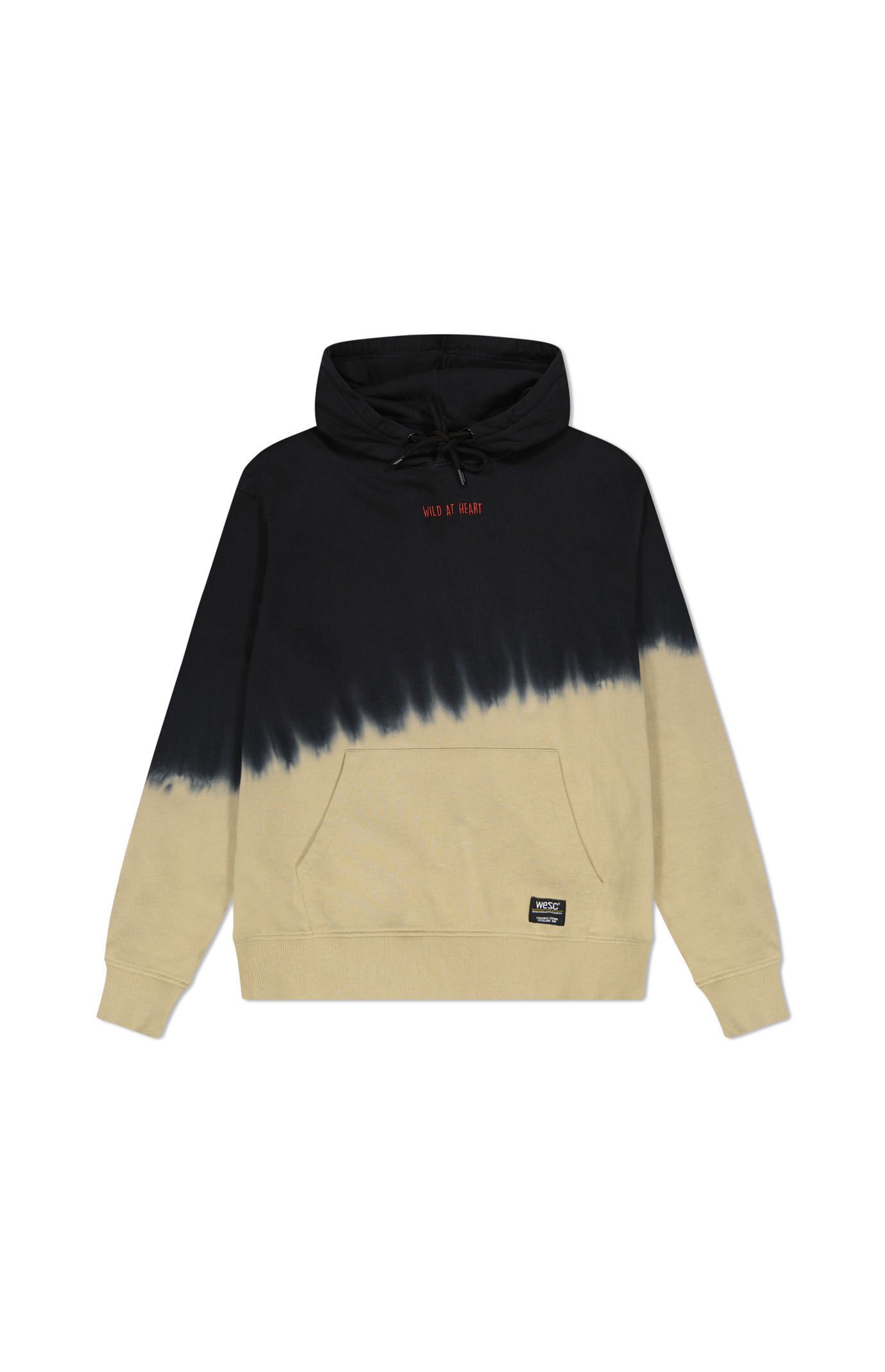 Black 90 s Mike Diagonal Tie Dye Hoodie