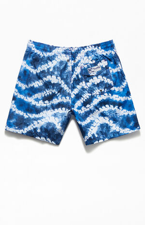 Wave Tie Dyed 16" Swim Trunks Wave Tie Dyed 16" Swim Trunks image number null