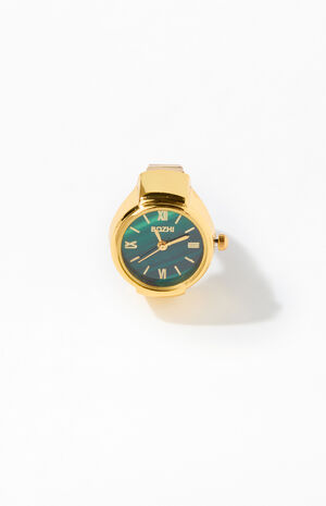 Gold Circle Watch Ring image number 2