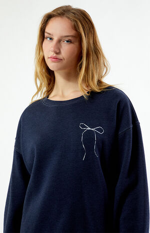 Bow Crew Neck Sweatshirt image number 2