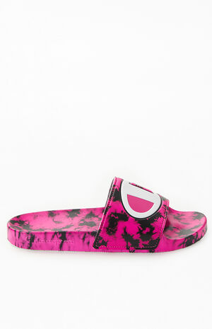 Women's Fuchsia IPO Mystic Slide Sandals image number 2