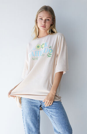Look Ahead Oversized T-Shirt Look Ahead Oversized T-Shirt image number null