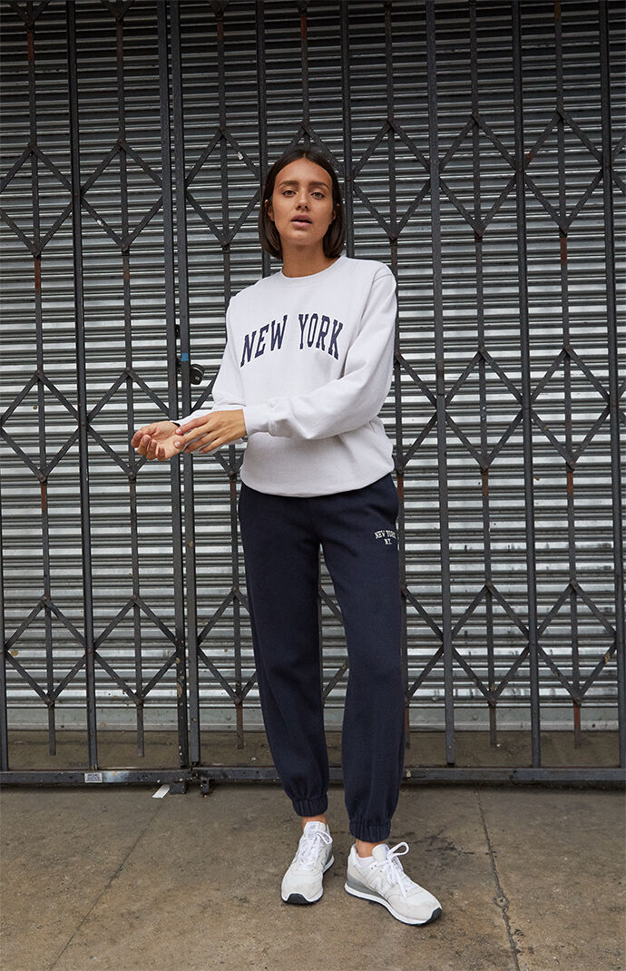 New York Crew Neck Sweatshirt