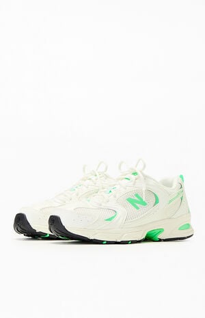 White & Green 530 Sneakers image number 2