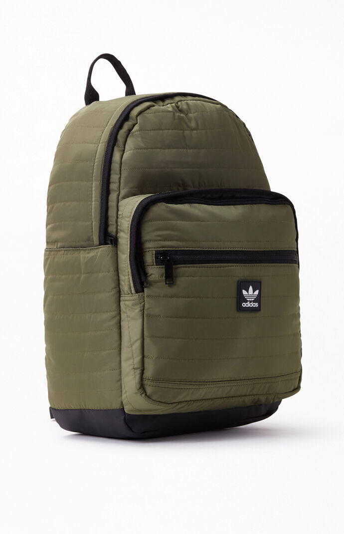 Originals Olive Quilted Trefoil Backpack