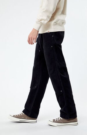 Black Wash Double Knee Pants image number 3