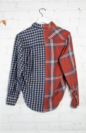 Eco Reworked Flannel Shirt image number 8