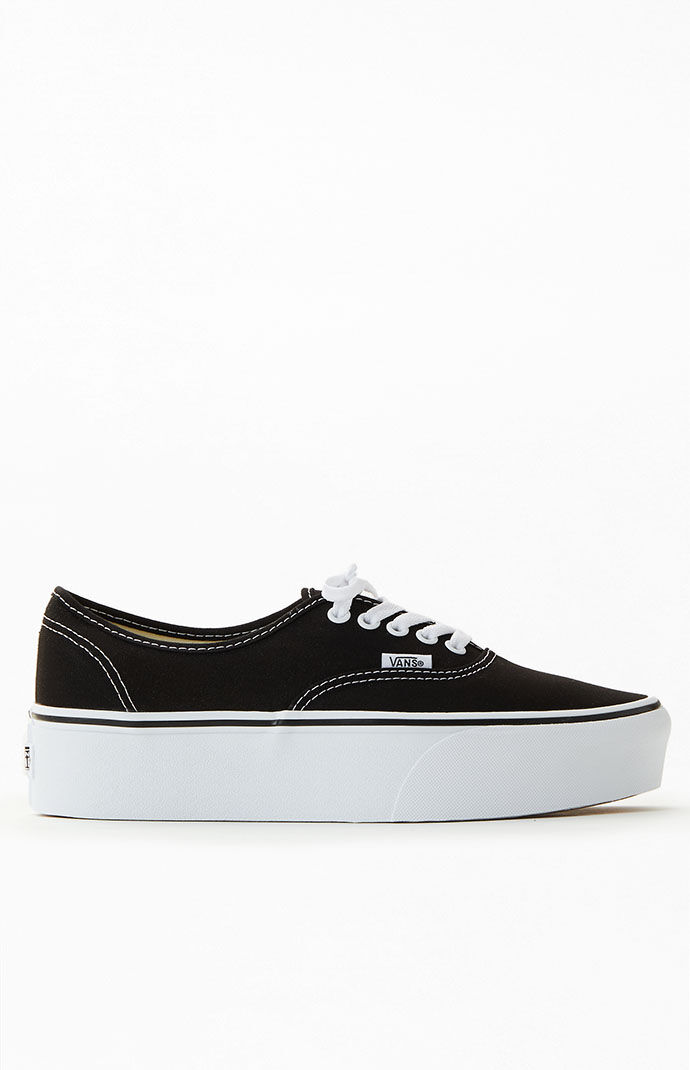 Vans slip 2025 on platform schwarz
