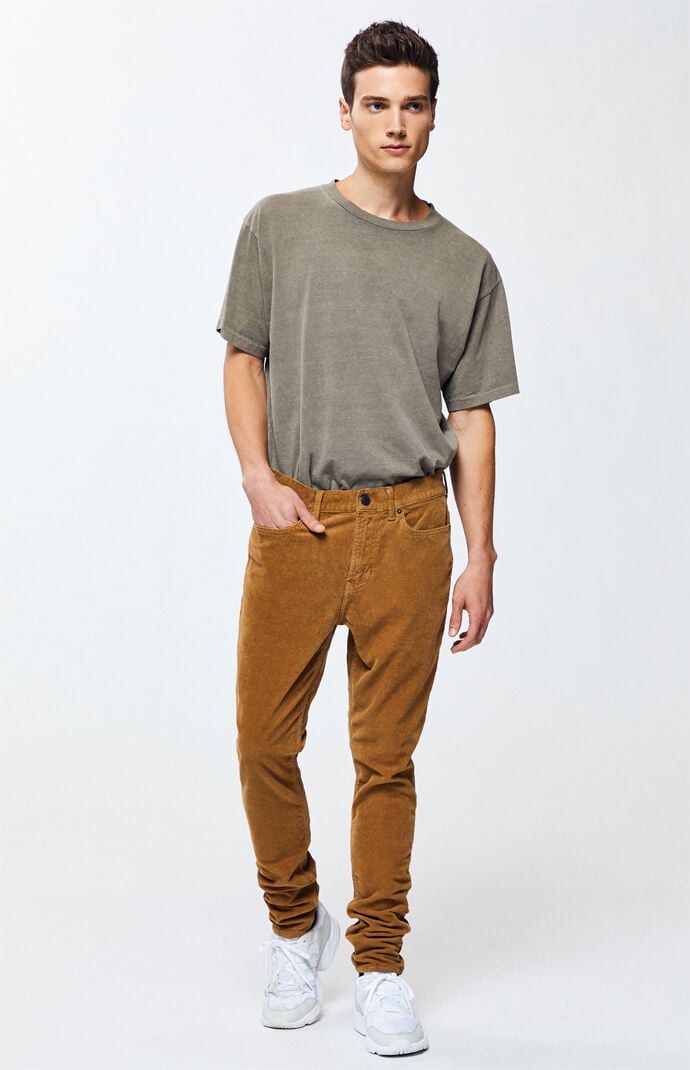 mens skinny cords