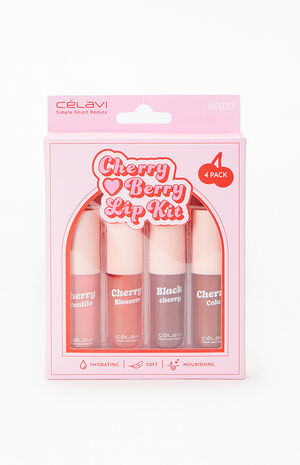4 Pack Cherry Berry Lip Oil Set image number 1