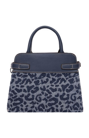Beckham Leopard Jean Belted Tote Bag image number 4