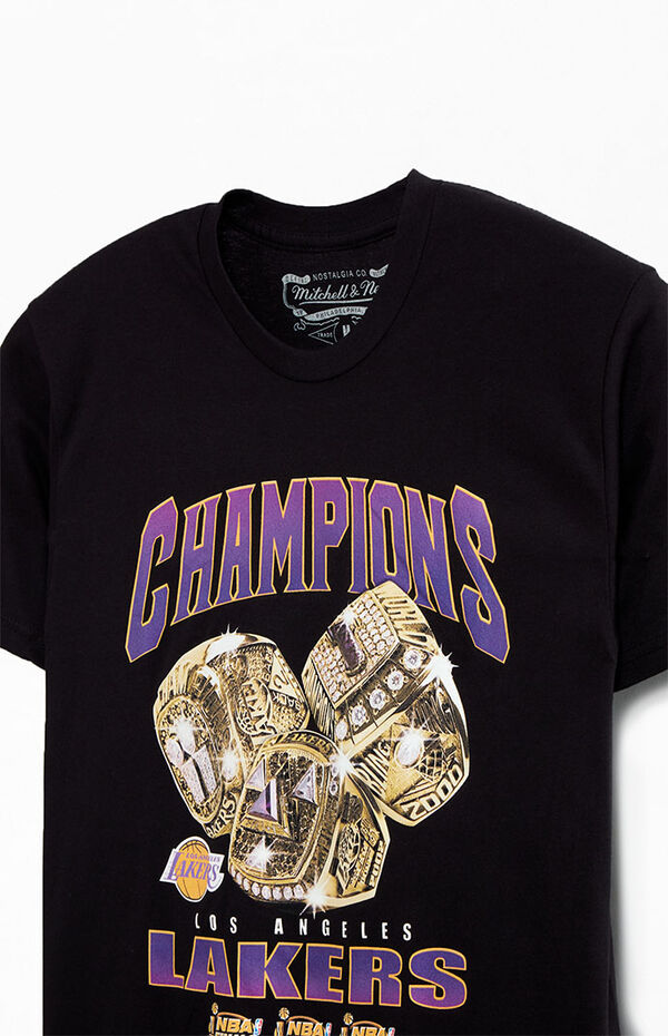 T-shirts Mitchell & Ness NBA Team Logo Tee Lakers Black