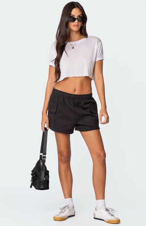 Garnet Cargo Sweat Shorts image number 1