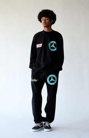 x Mercedes Benz Black Sweatpants image number 2