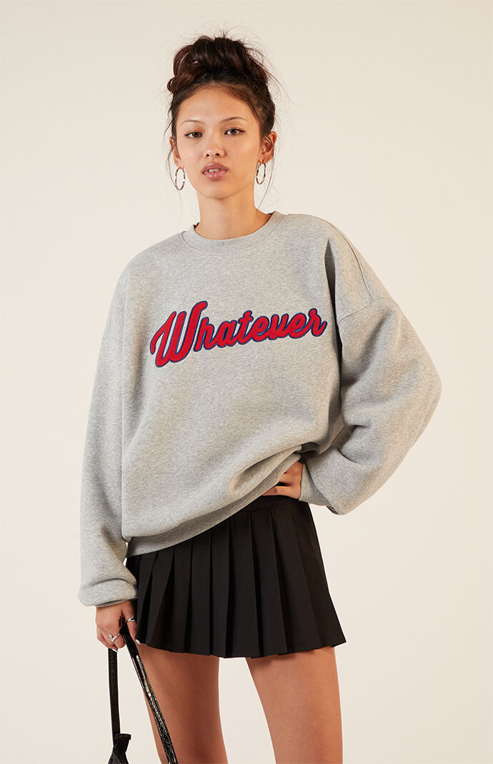 Pacsun Whatever Crew Neck Sweatshirt | Pacsun
