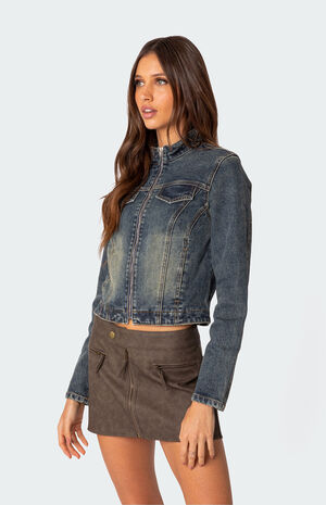 Scorpio Washed Denim Jacket image number 5