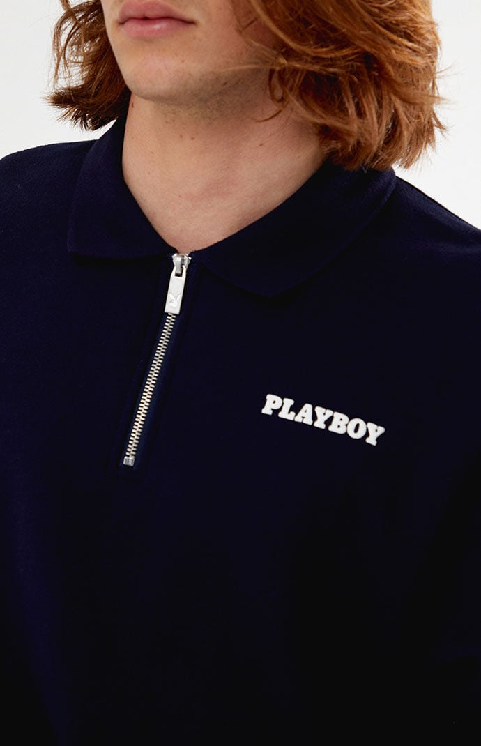 Playboy half zip sweatshirt store
