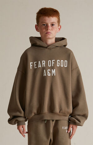 Kids Military Heavy Fleece Hoodie image number 2