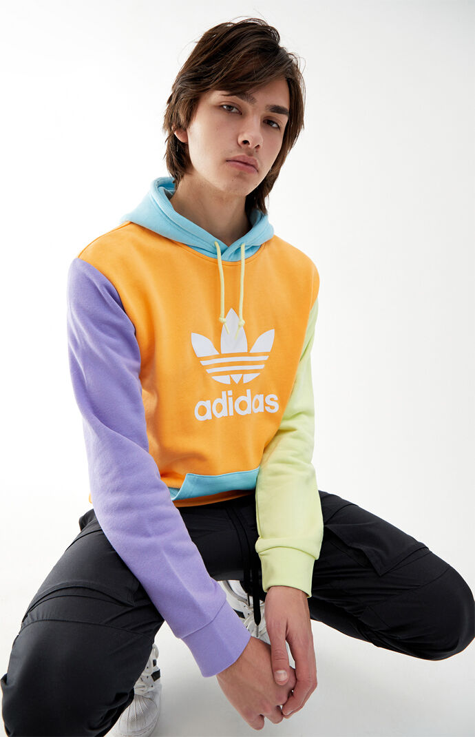 Blocked Trefoil Hoodie
