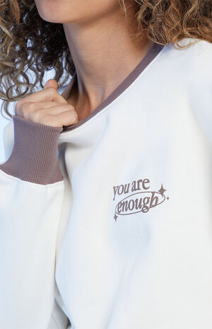 You Are Enough Crew Neck Sweatshirt image number 2