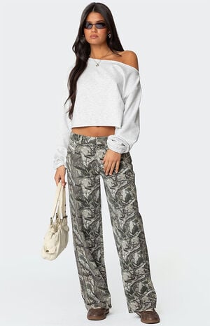 Aveline Off Shoulder Light Sweatshirt image number 2