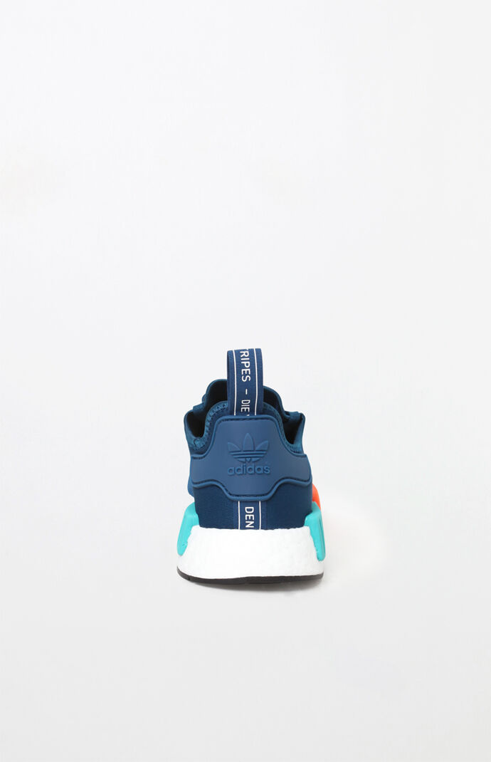 Adidas nmd r1 hotsell blue night energy orange