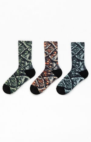 3 Pack Camo Tree Crew Socks 3 Pack Camo Tree Crew Socks image number 2