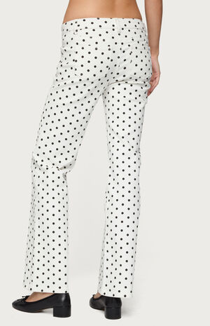 Romily Polka Dot Low Rise Jeans image number 3