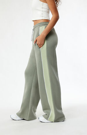 Paneled Wide Leg Sweatpants image number 3