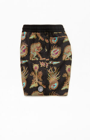 Eco Featured Artist Tetsunori 7" Swim Trunks image number 3