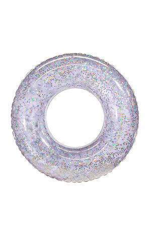 Inflatable 36" Mermaid Glitter Pool Tube image number 4