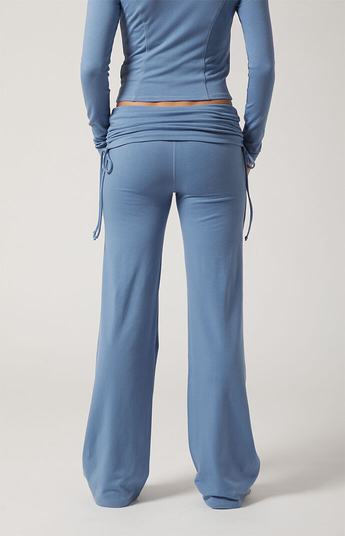 PAC 1980 RISE Active Shoreline Fold-Over Flare Yoga Pants