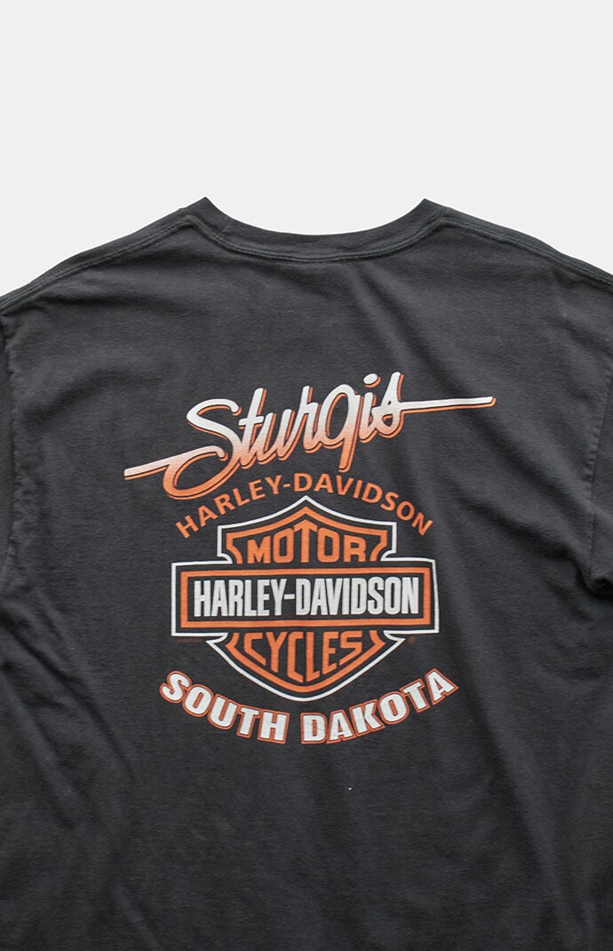 PS VINTAGE 2000s Black Harley Davidson Graphic T-Shirt