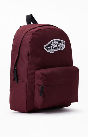 Vans Burgundy Realm Backpack Pacsun