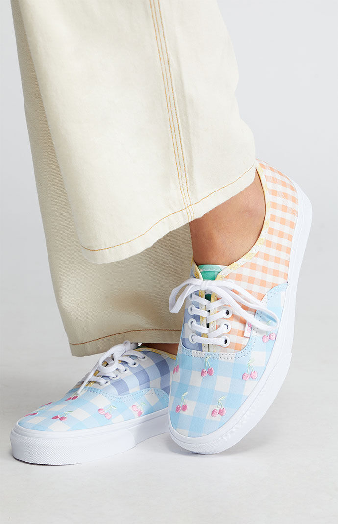 Vans Gingham Block Authentic Sneakers PacSun